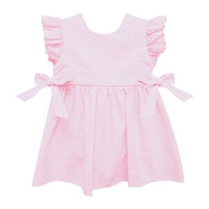 Girls Zuccini Pink Flutter Sleeve Dress 2T Toddler Cute